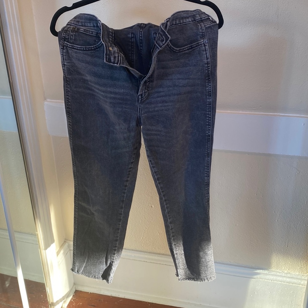Gap Cigarette Jean size 32.  Faded black with unharmed bottom